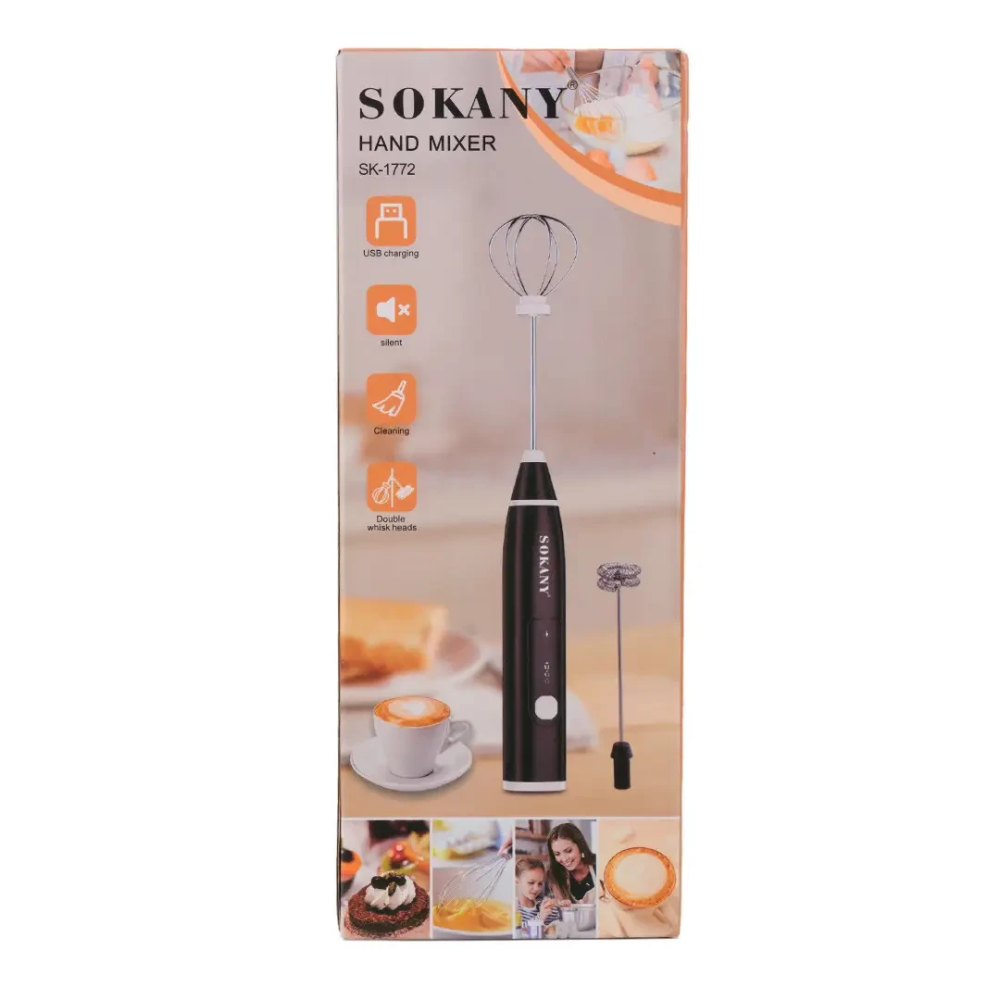 Капучинатор Sokany аккумуляторный Белый SK1772W Киев - изображение 8