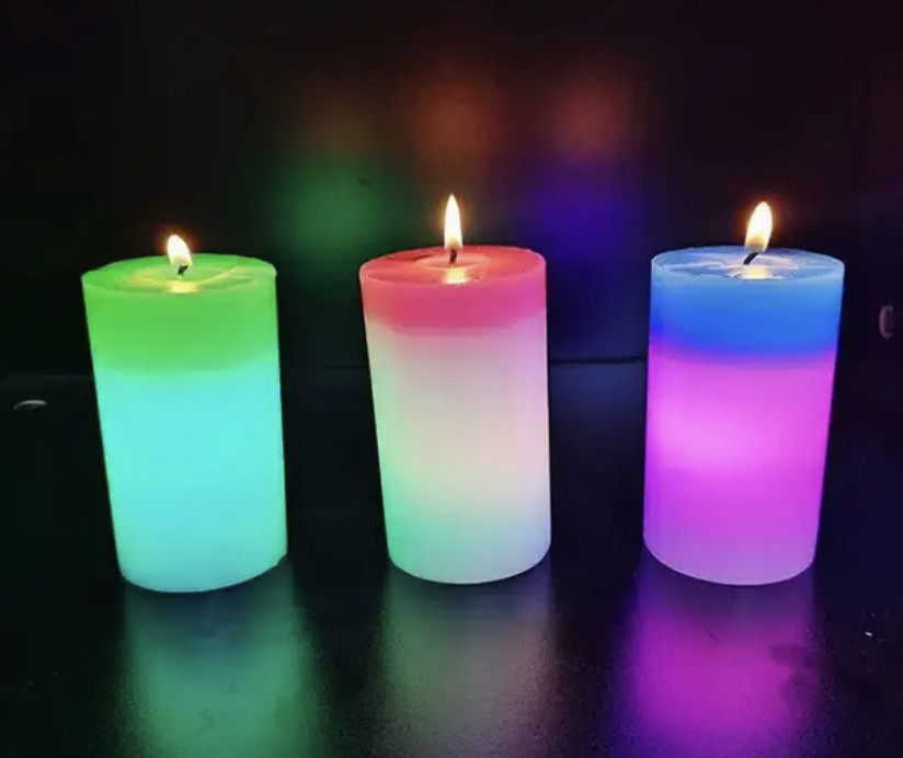 Воскова свічка Mood Magic зі справжнім полум'ям і LED-підсвіткою ART 5403 (100 шт.) Одеса - фото 3