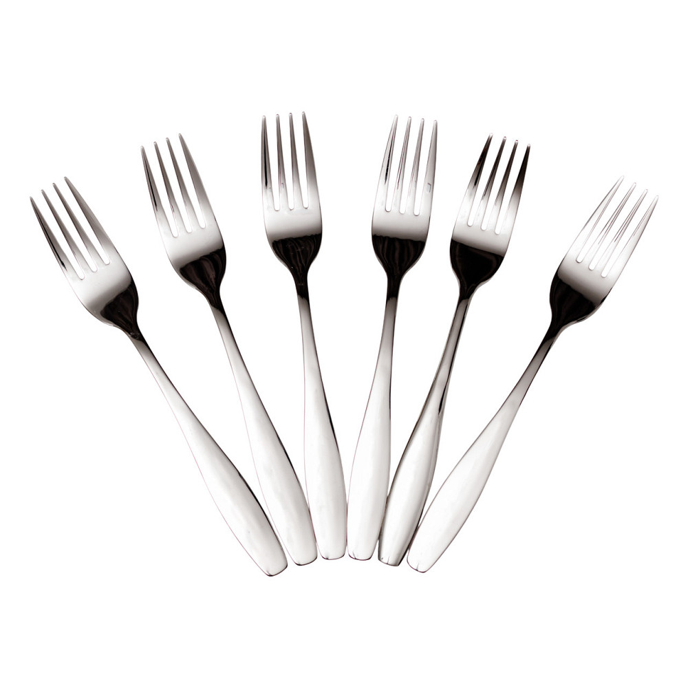 Ding Lanfang Набір столових виделок 6 штук з нержавіючої сталі 20 (см) Срібло HP-8-18 Коломия - фото 1
