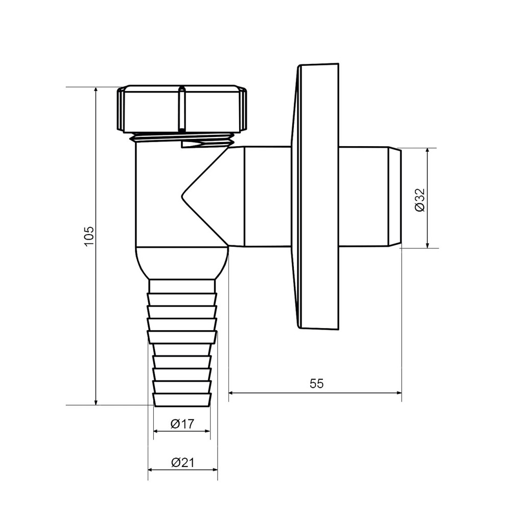 Мінісифон OPTIMUM для пральної машинки OPTI 10000 Київ - фото 5