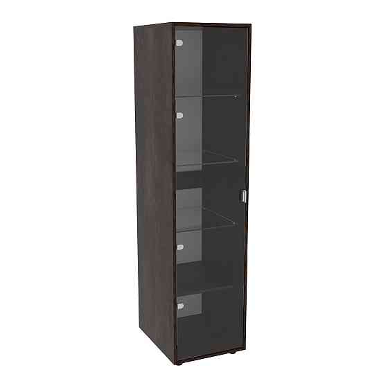 Пенал зі склом Hugo H-4, Дуб Конкордія, 420/520/1700 Львів