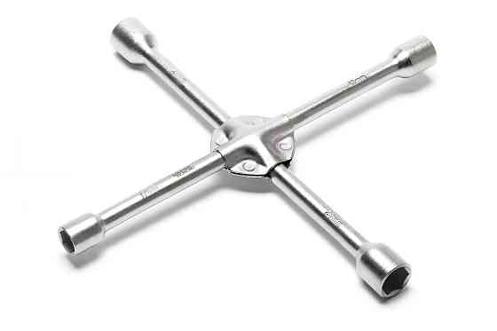 Ключ балонний MASTERTOOL хрестовий посилений 17×19×21×23 мм L=350 мм, Ø16 мм 73-0314 Коломыя