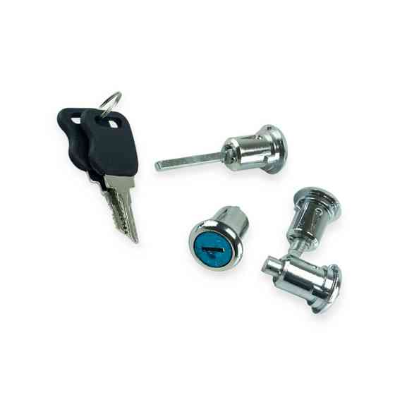 Замок ГАЗ личинка дверей (к-кт 4 шт) новый образец дверей Мукачево