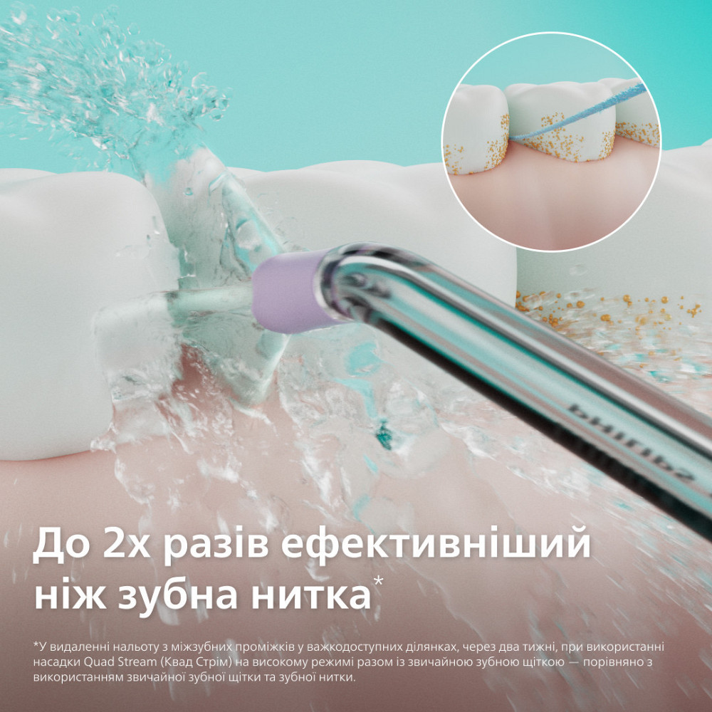 Іригатор Philips Sonicare Cordless Power Flosser 3000 HX3826/31 ( white ) Харків - фото 17