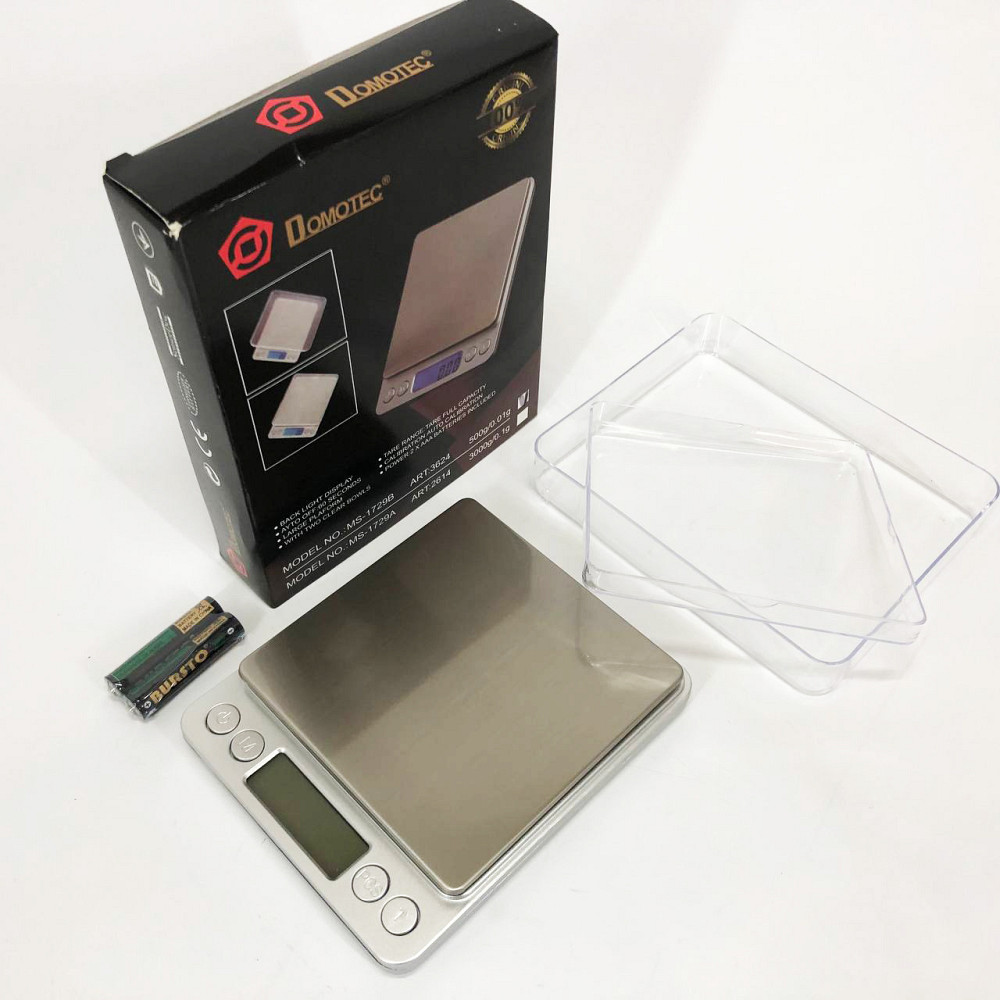 Ваги лабораторні ювелірні Domotec MS-1729B 500 г, Компактні електронні ваги для ювелірів ZC-10 Львів - фото 13