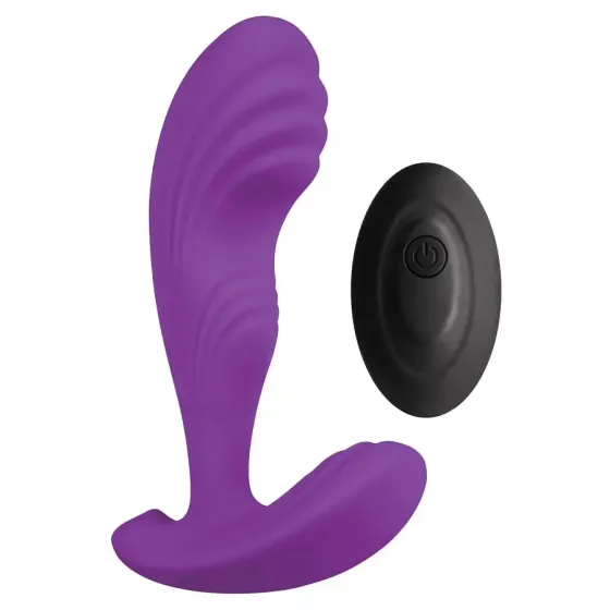 Вібромасажер простати S Pleasures Premium Cozy, Purple, з рельєфною головкою, 10 режимів Львів