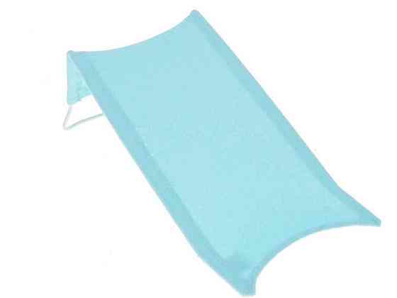 Горка для купания голубой махровая (DM-015-135, blue) ТМ TEGA Киев