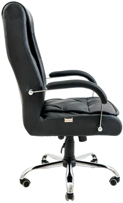 Офисное Кресло Руководителя Richman Telavi Titan Black Хром М2 AnyFix Черный Киев - изображение 3