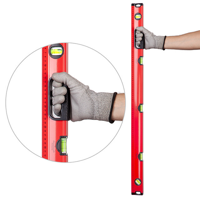 Рівень будівельний, 1000 мм, 5 капсул INTERTOOL MT-1010 Київ - фото 8