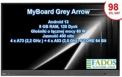Інтерактивна дошка Myboard Monitor Interaktywny Grey Arrow 98 (GREYARROW98EDU) Київ - фото 1