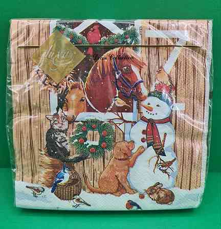 Серветка (ЗЗхЗЗ, 20шт) LuxyНГ Дружественый Новий рік (1 пач.) Харків