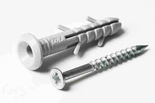 Дюбель-цвяшок швидкого монтажу 6*80 грибок (пач 100шт) поліетиленовий APRO Рівне