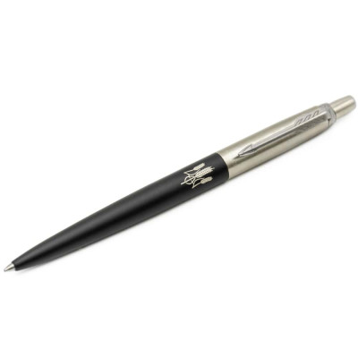 Ручка шариковая Parker JOTTER 17 UKRAINE Бонд Street Black CT BP Трезубец из колосков (16232_T059w) Винница - изображение 3