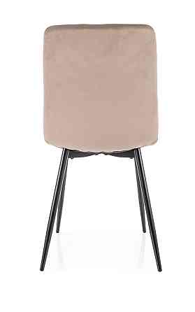Стілець DAREN VELVET чорний каркас/капучино BL.38 Киев