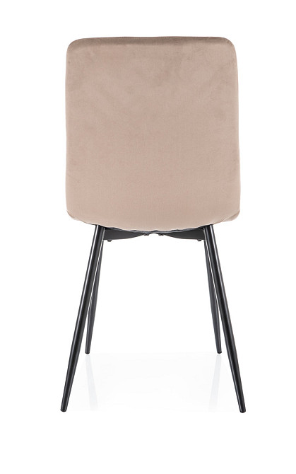 Стілець DAREN VELVET чорний каркас/капучино BL.38 Киев - изображение 5