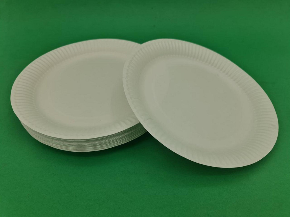 Тарілка паперова 23см Біла 50шт (1 пач.) Харків - фото 1