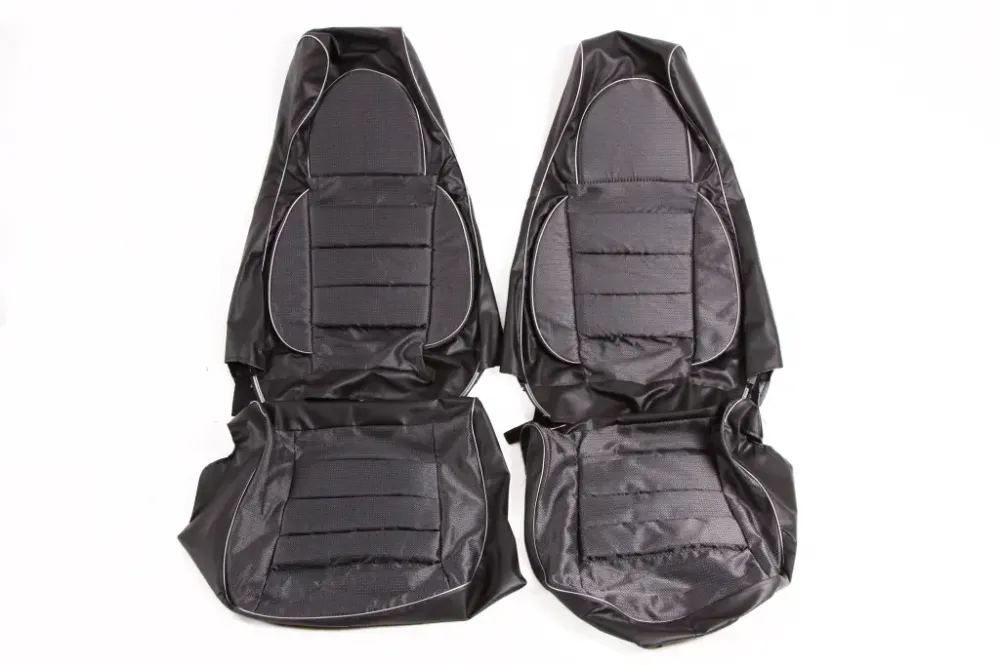 Чехлы на сидушки  2109 Пилот с паралоном черные (2115) Винница - изображение 2