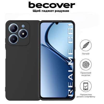 Чехол для мобильного телефона BeCover Realme C61 Black (711898) Винница - изображение 4