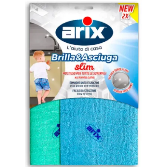 Ганчірка для прибирання Arix Brill&Asciug Slim 2 шт. Львів
