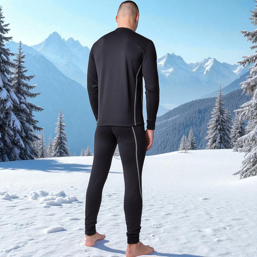 Зимова чоловіча термобілизна Columbia ,комплект чоловічої термобілизни солумбія чорного кольору флісова тепла Львів - фото 3