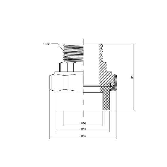 Згін "Американка" PPR Thermo Alliance 50х1" 1/2 НР Київ
