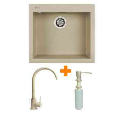 Мойка кухонная Adamant Univer Сахара + змішувач + дозатор (4824296902102) Винница