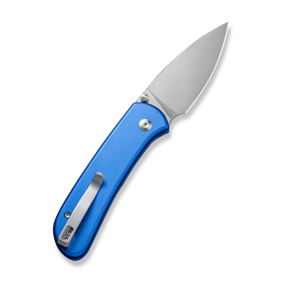 Нож складной Civvi Qubit Bright Blue Aluminum C22030E-3 Ровно - изображение 12