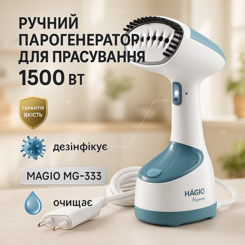 Отпариватель парогенератор MAGIO MG-333, Ручной портативный электрический отпариватель ON-73 Львов - изображение 16