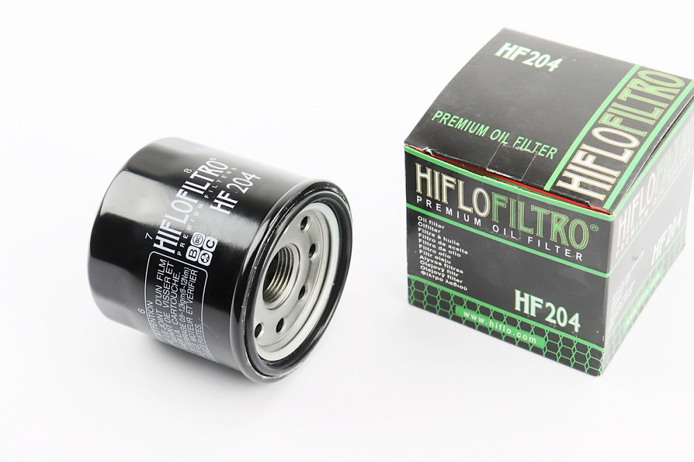Фільтр масляний HF204 (M20x1,5) Honda CB/CBF 500/600/1000, Kawasaki ZX 600/636, Yamaha YZF-R1/R6, Kawasaki KVF360/650/700, Yamaha YFM350 Київ - фото 1