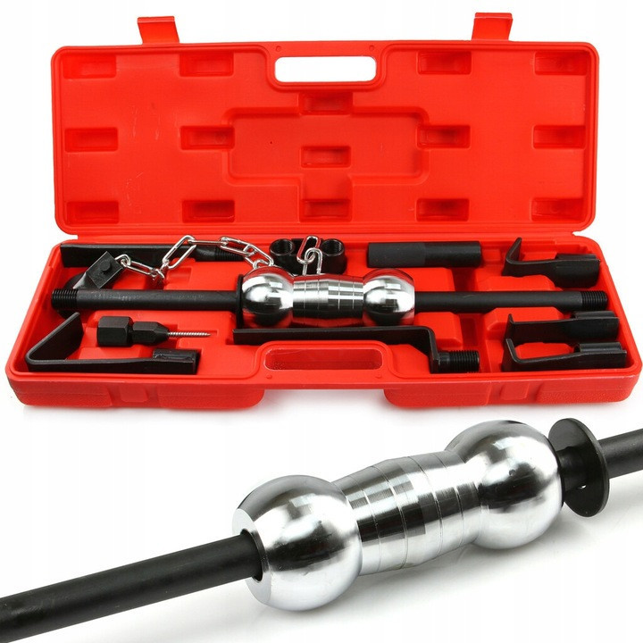 Набір для видалення вм'ятин на кузові автомобіля інерційний молоток зворотний 57.7 см Mar-Pol (M57454) Нововолинськ - фото 2