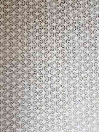 Шпалери метрові вінілові на флізелін Marburg Villa Romana геометрія смужки завитки сіре з коричневим Київ