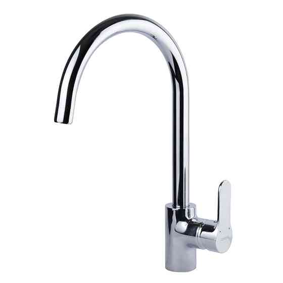 Змішувач RIVA Ø35 для кухні J-злив на гайці CORSO DE-4B139C (9629100) Київ