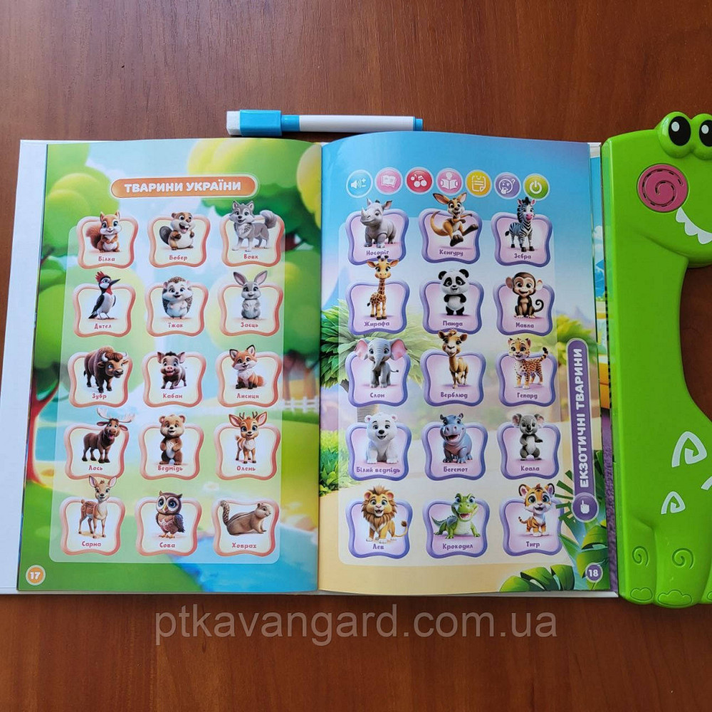 Книга інтерактивна Віммельбух розвиваюча навчальна "WToys" 51822  українською мовою, сенсорні кнопки Хмельницький - фото 3