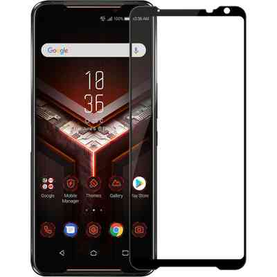 Стекло защитное PowerPlant Full screen Asus ROG Phone 2, Black (GL607433) Винница