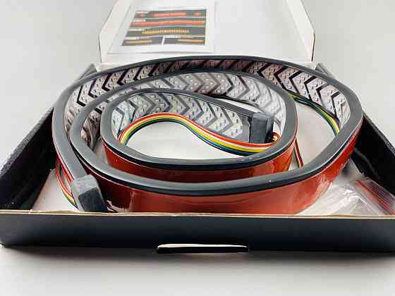 Led-стрічка в авто світлодіодна для додаткового освітлення, LED V стрічка стопи повороти автомобільні 12В-24В Мукачево