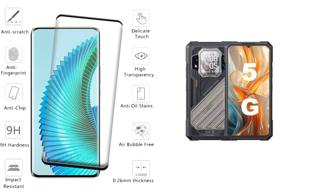 Захисне скло HyperGlass Pro для Cubot KingKong X, KingKong X Pro – максимальна чутливість та захист Київ - фото 2