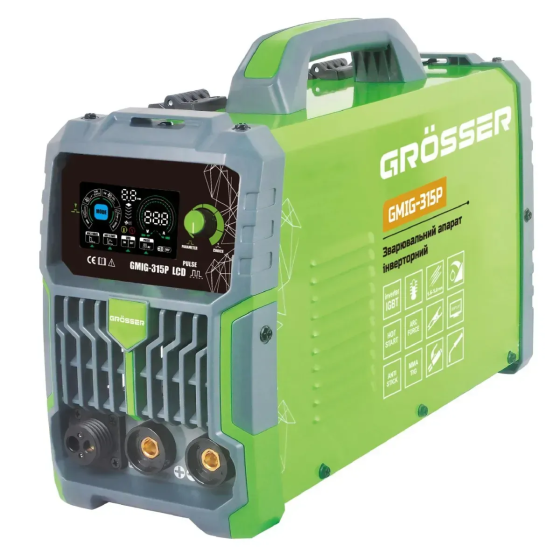 Профессиональный сварочный полуавтомат Grösser GMIG-315P Pulse MIG/MAG MMA TIG-Lift 220 В 315 А Киев