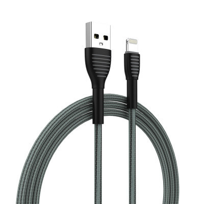 Дата кабель USB 2.0 AM to Lightning 1.0m ColorWay (CW-CBUL041-GR) Вінниця - фото 2