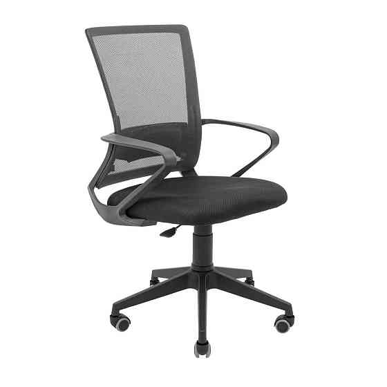 Офисное кресло руководителя Richman Robin Piastra Черно-серый Днепр