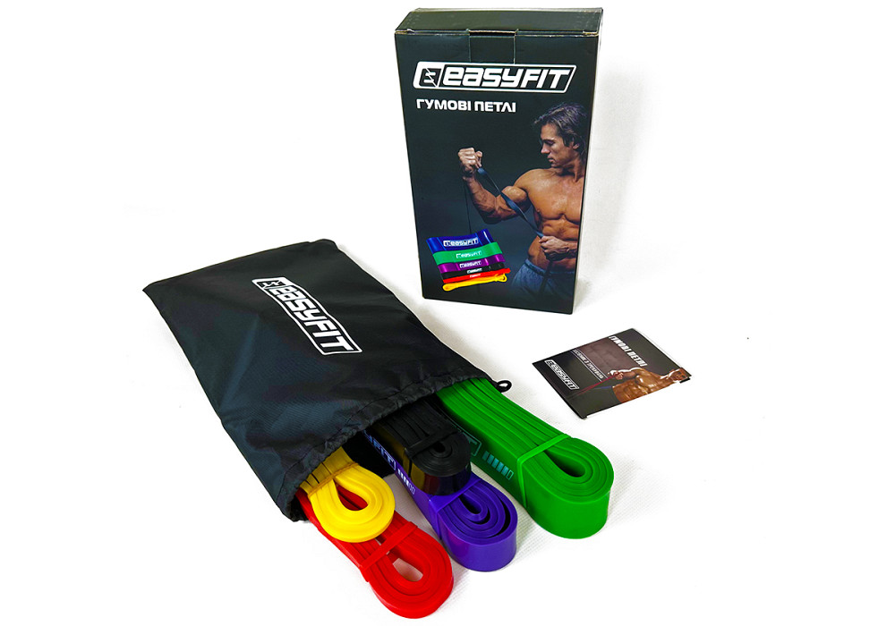 EasyFit Гумові петлі EasyFit: набір 1-65 кг (5 шт) Коломыя - изображение 6
