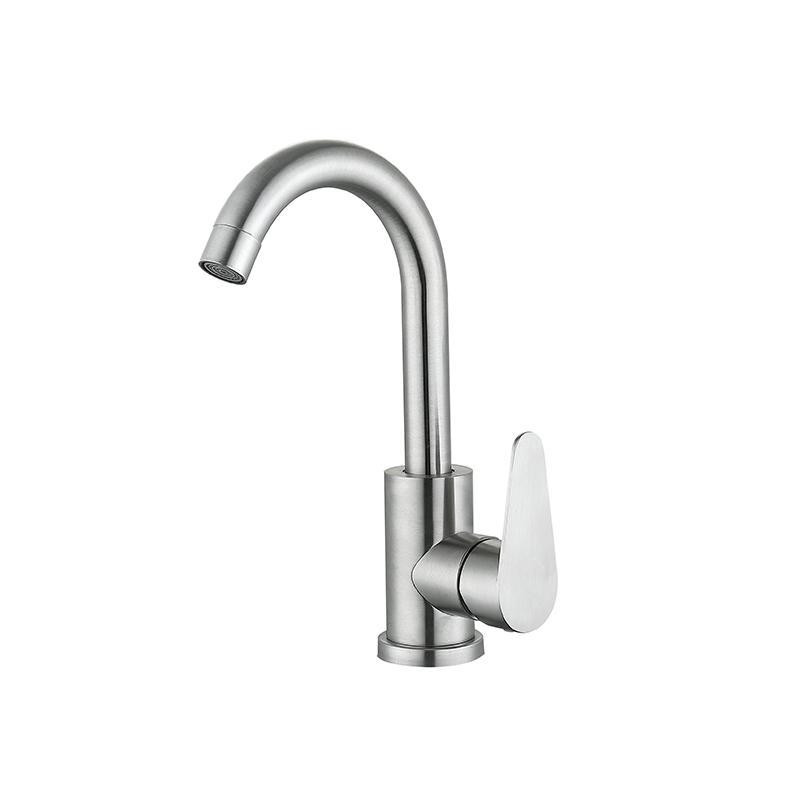 Смеситель для кухни Lidz Vida 03U-SFS (LD014VI43353) сатин Киев - изображение 1