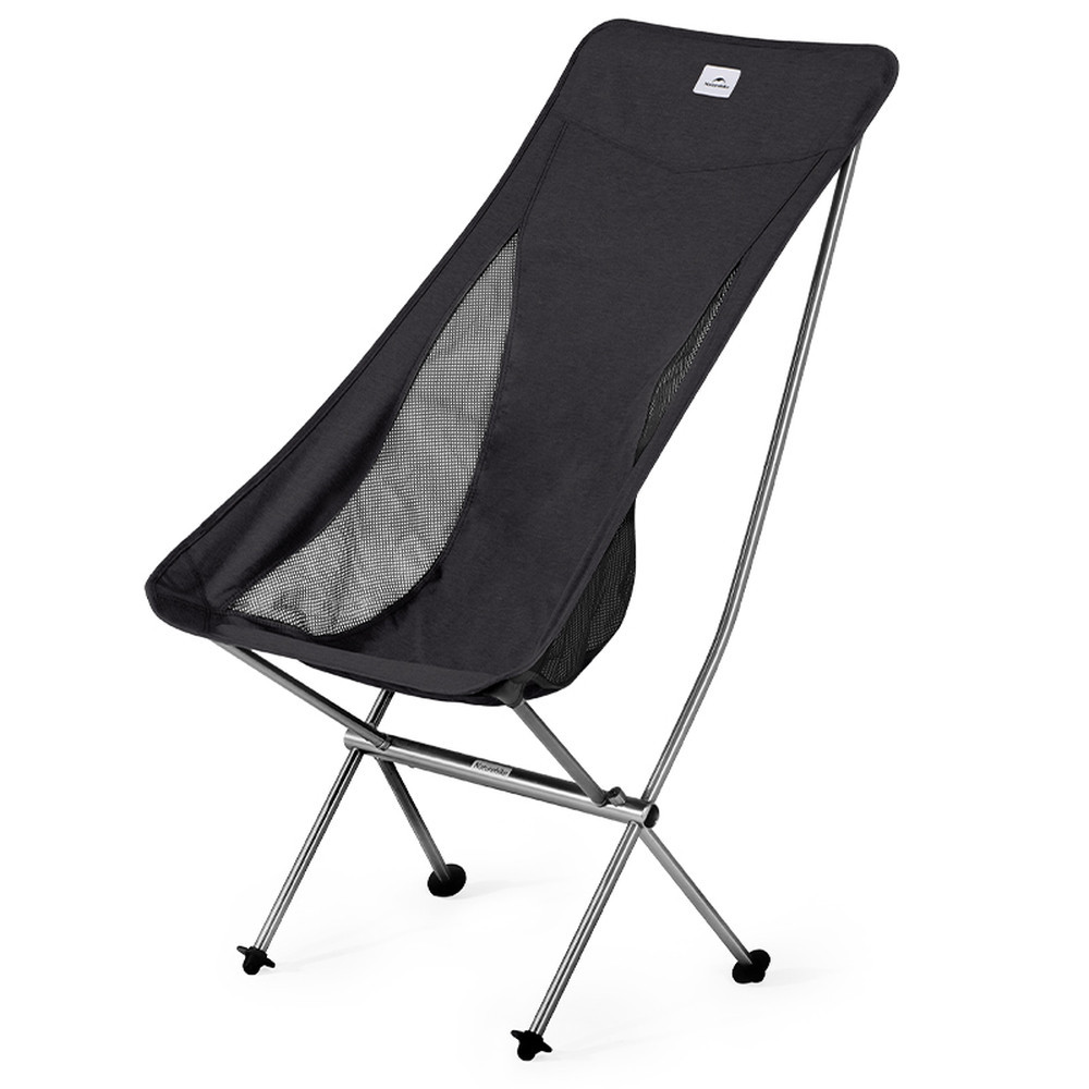 Стул складной Naturehike Stellaluna L04 CNK2450JJ015, размер M, алюминий, черный Киев - изображение 1