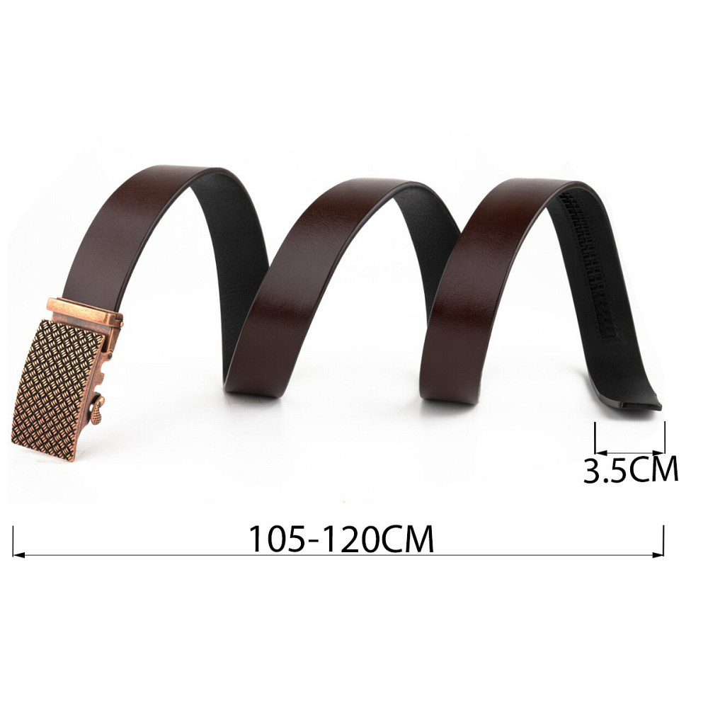 Ремінь чоловічий з пряжкою светр Vintage 20265 Коричневий Київ - фото 4