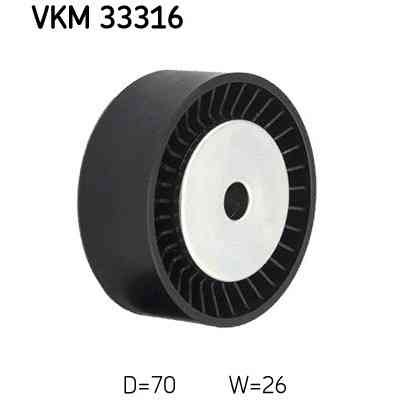 Ролик натяжителя ремня SKF VKM 33316 Винница