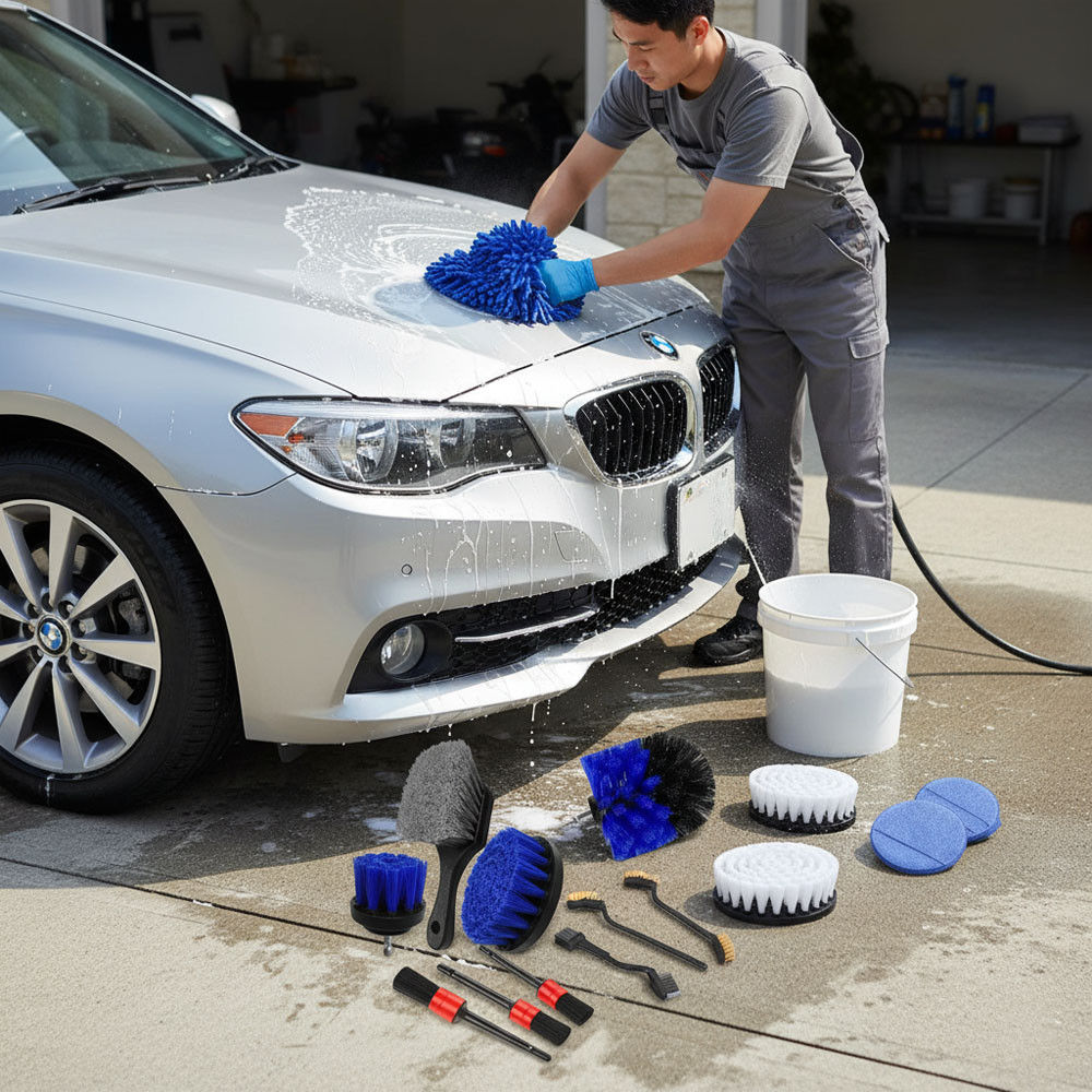 Набір для чищення автомобіля 20 предметів SBR Київ - фото 2