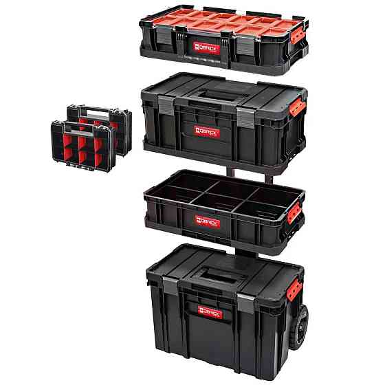Набір ящиків для інструментів Qbrick System PROMO SET I 6в1 (5901238252597) Київ