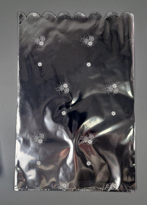 Пакет із малюнком для пакування подарунків (25*40) No427 (7) фольгований (ажурний) "Ромашка в росі" (100 шт.) Харків - фото 3