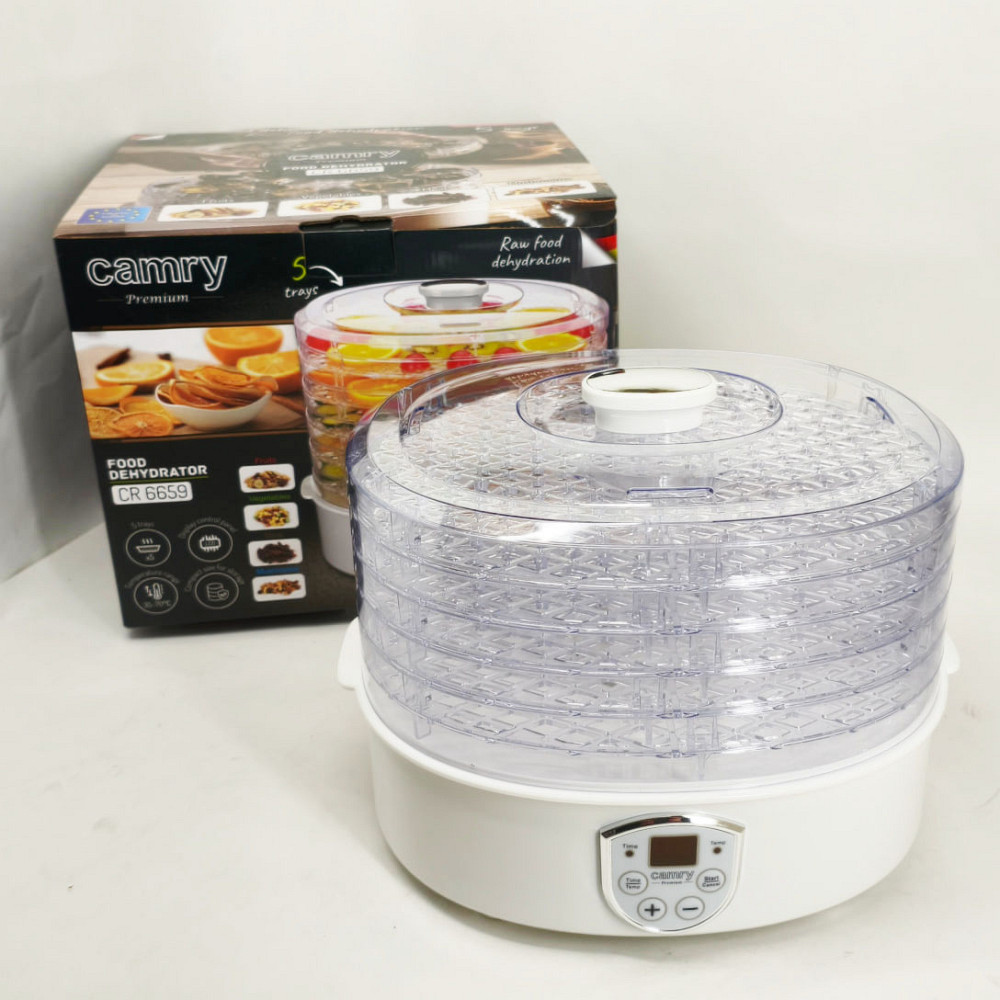 Пищевой дегидратор для сушки и приготовления сушеных блюд Camry CR 6659 35-70°C 240Вт DM-44 Львов - изображение 8