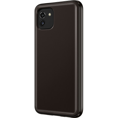 Чехол для мобильного телефона Samsung A03 Soft Clear Cover Black (EF-QA035TBEGRU) Винница - изображение 3
