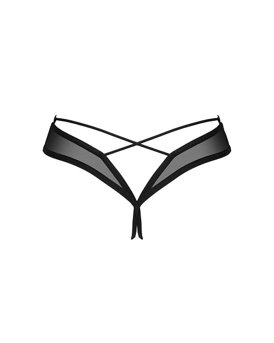 Трусики Obsessive Roxelia crotchless thong XL/2XL Sex Aura Київ - фото 4